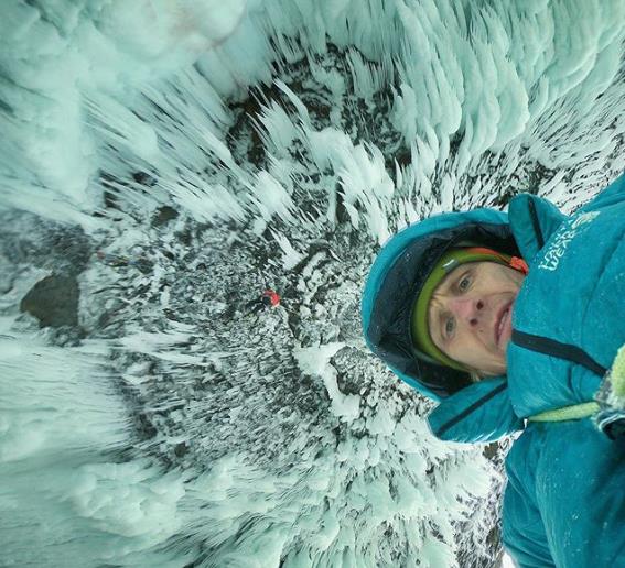 Tim Emmett and the amazing Helmcken Falls