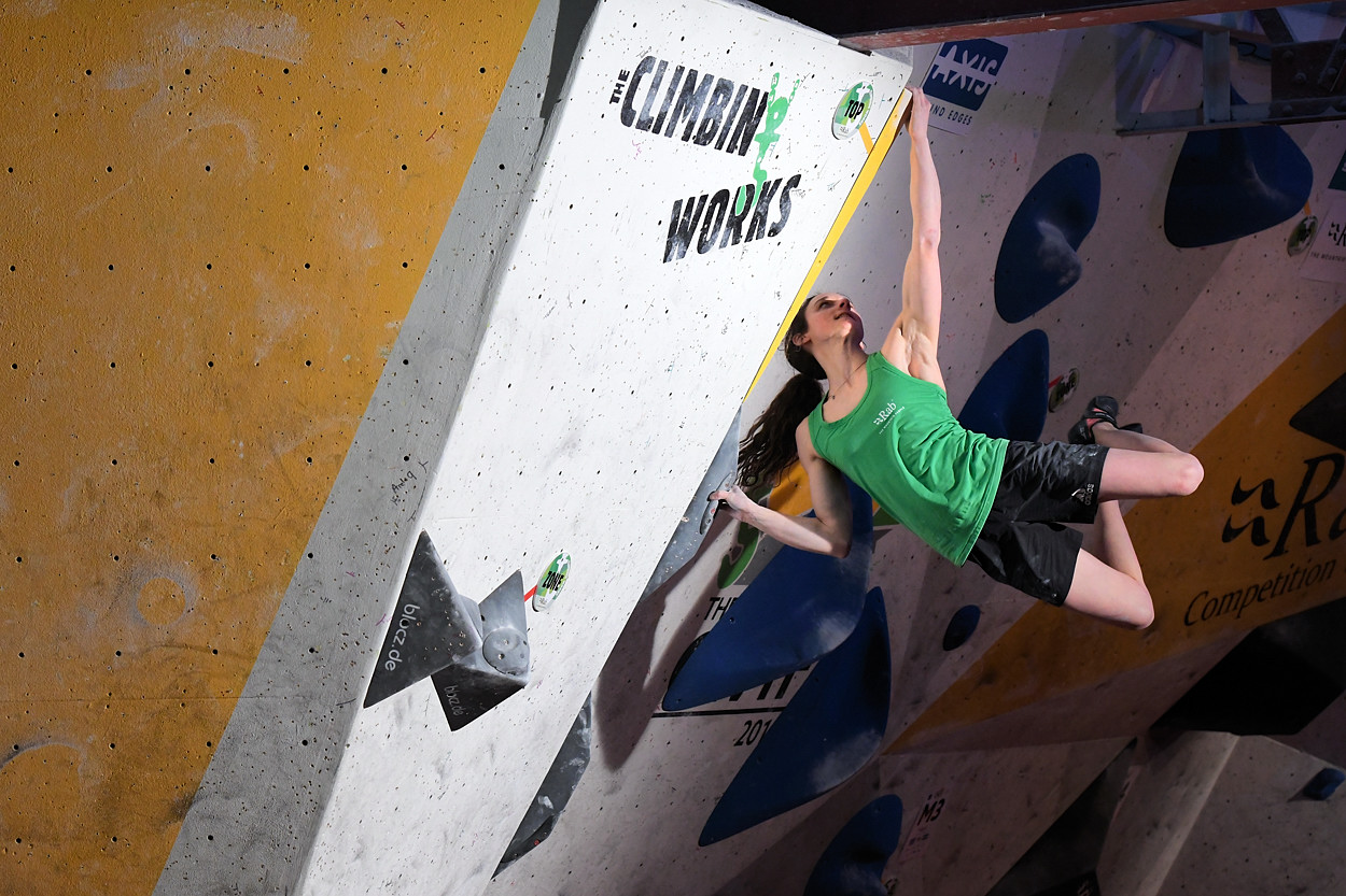 Melissa La Neve winner of the 2019 women's CWIF title. Photo: Keith Sharples