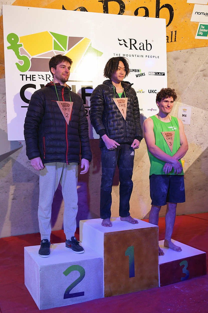 2020 CWIF Men’s podium