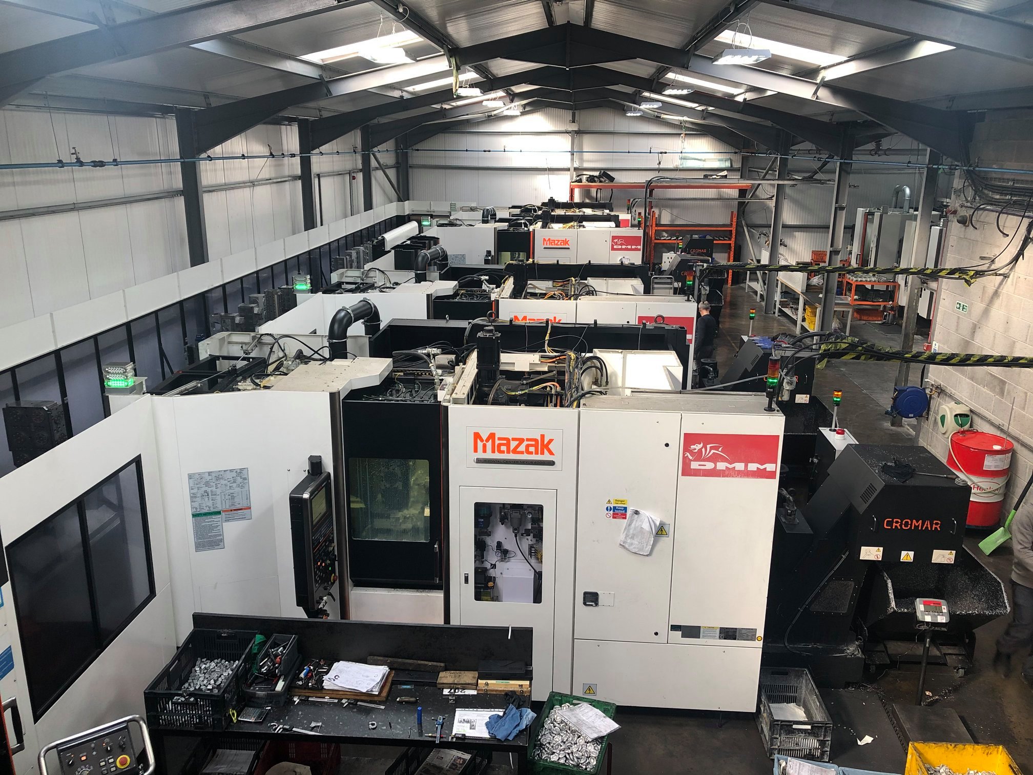 DMM’s CNC facility gearing up to make vital components for ventilators. Photo: DMM Climbing