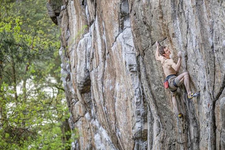 Adam Ondra on the first ascent of Bohemian Rhapsody. Photo: Martin Pelikan