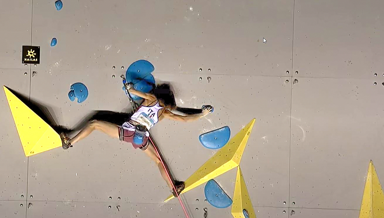Laura Rogora, fresh from ticking her first F9b – the second ever female climber to do so, stormed to her first ever IFSC WC win at Briancon.