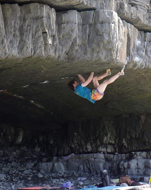 Alex Waterhouse on the final section of The Kraken. Photo: Alex Waterhouse Collection