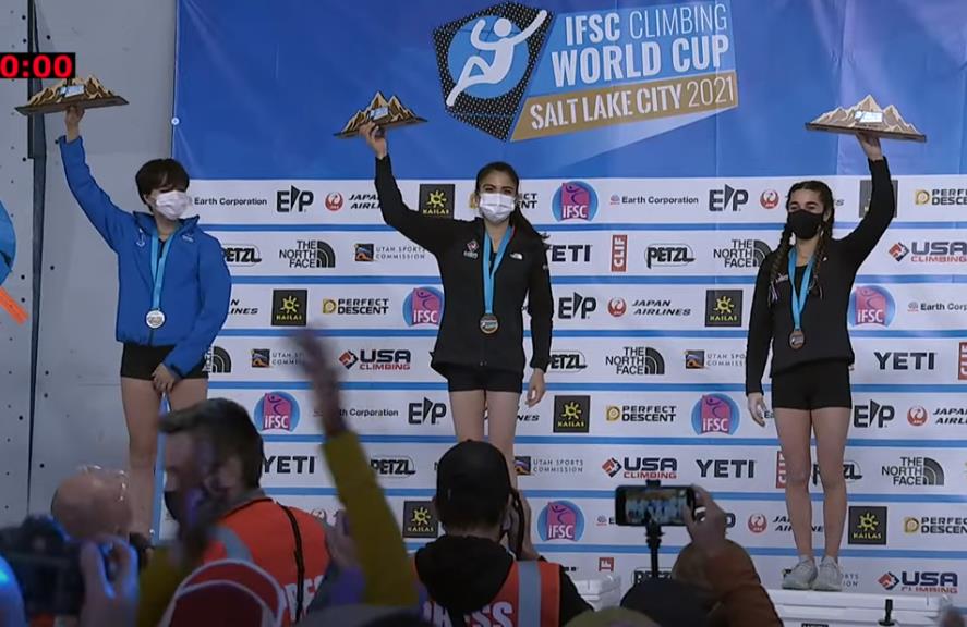 The Women’s Podium