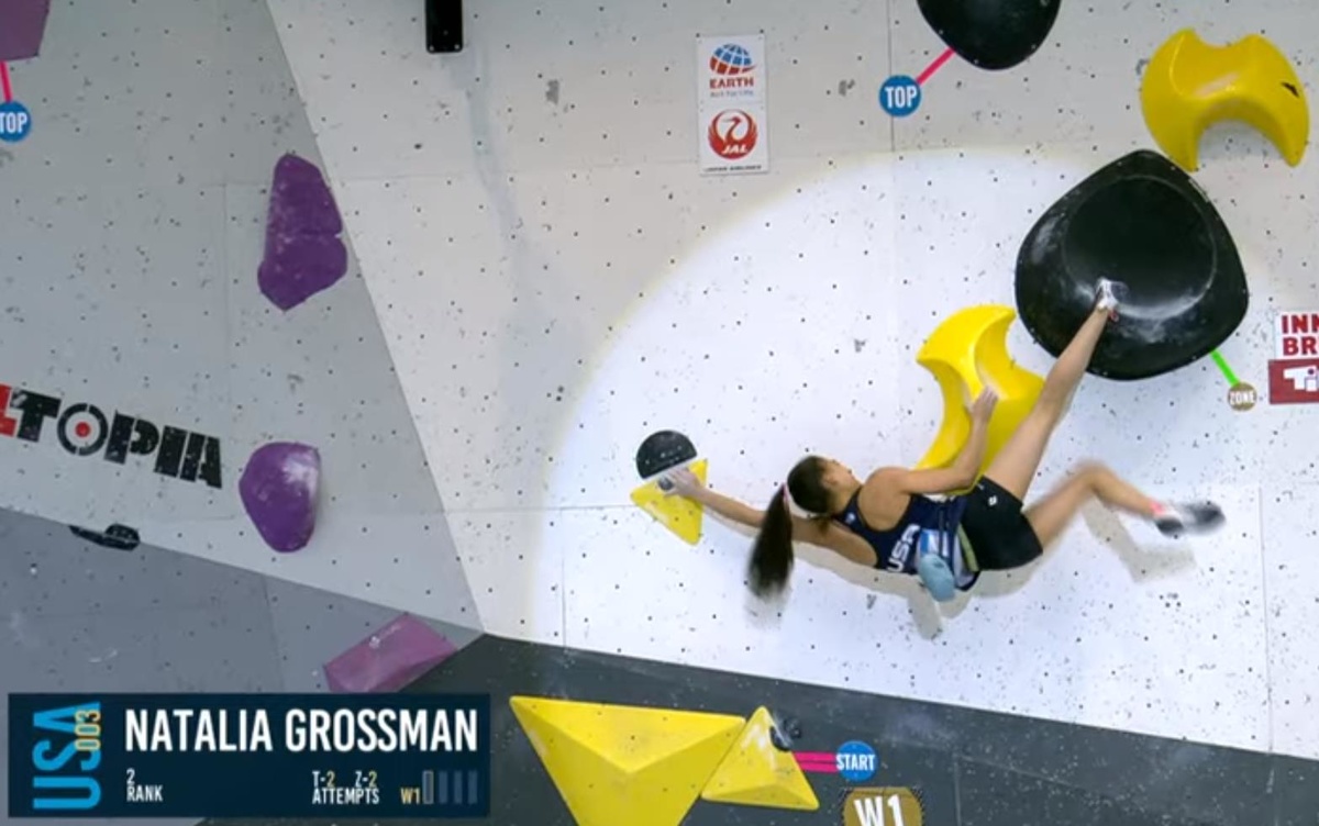 Natalia Grossman in action on W1.