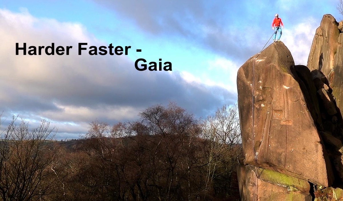 Climber Magazine presents Harder Faster : Gaia - a video of James Pearson and Caroline Ciavaldini's ascents of the classic hard grit routes