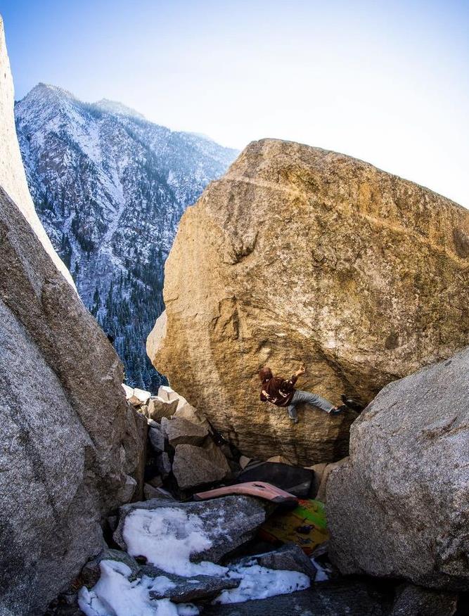 Sean Bailey on The Doors of Perception (V15/Font 8C). Photo: Sean Bailey Instagram