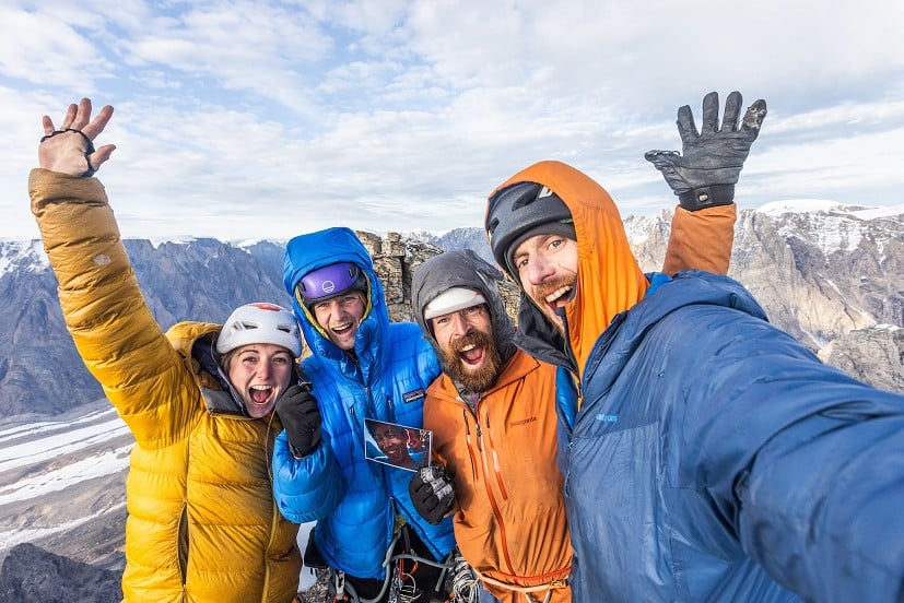 The successful summit team. Photo: Julia Cassou