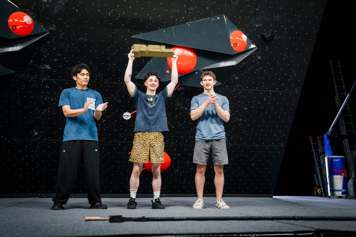 Tomoa Narasaki, Max Milne and Colin Duffy. Photo: Stefan Voitl / Red Bull Content Pool