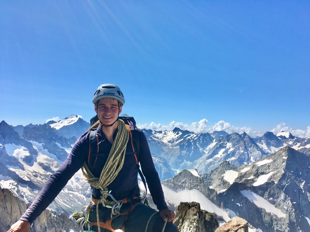 Tim Miller the sixth recipient of the Scottish Youth Award for Excellence in Mountain Culture. Photo Neil Irvin